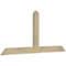 Ekena Millwork Portland Rough Sawn Timber Gable Bracket, Douglas Fir, 60"W x 27"H x 2"D x 4"F, 11/12 Pitch GBW060X27X0204POR00RDF - alternate 3